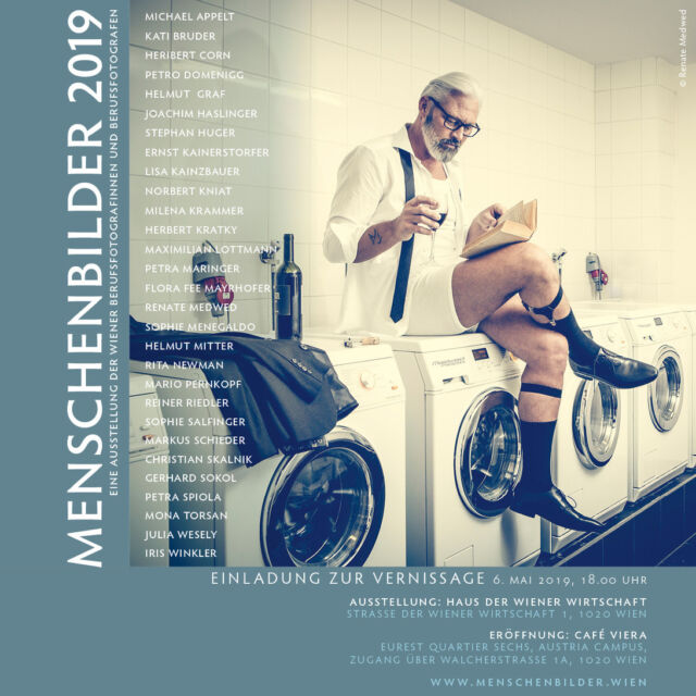 MENSCHENBILDER 2019
I'm so happy! My photo "The other day in the Laundromat"
with MODEL Martino has made 1,650 photos into the large-format outdoor exhibition and was also chosen as the TITLE IMAGE of the exhibition ... #amazing 👍📷 OPENING: 6 May (until 30 May) - 18h
House of Viennese Economy,
Straße der Wiener Wirtschaft 1
1020 Vienna / Austria
© Medwed People - www.medwed-people.com #exhibition #photography #people #portraitphotography #photographer #professionalphotographer #malemodel #malephotography #gentleman #picoftheday #headshotcrew365 #medwedpeople #vienna #wien